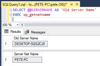 @@SERVERNAME SQL Server