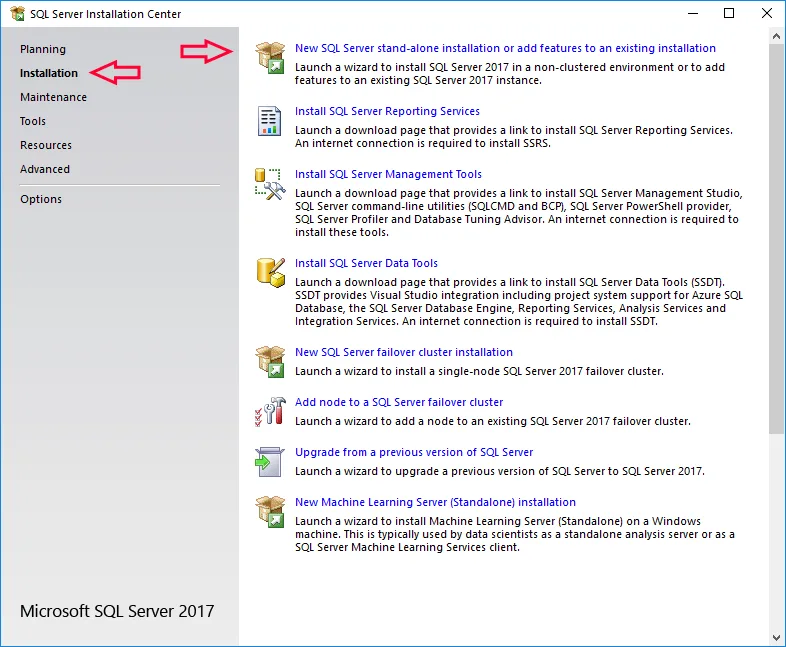 New SQL Server Install