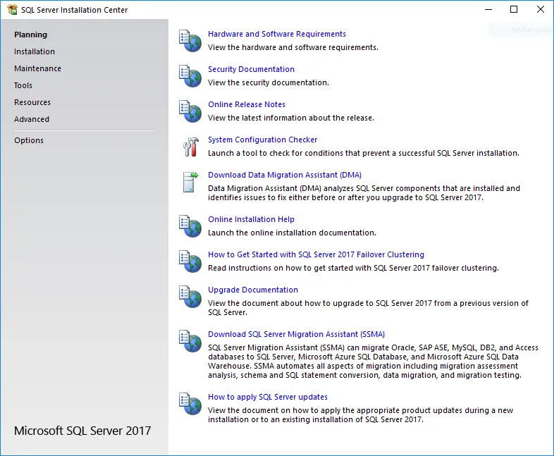 SQL Server Installation Setup