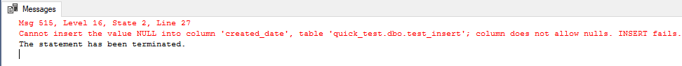 Cannot insert the value NULL into column