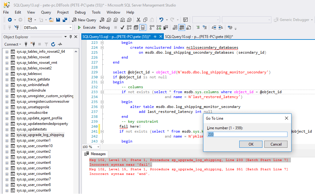 meld diff tool show line numbers