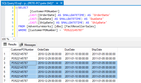 How to Properly Copy SQL Dates into Excel - SQL DBA Blog