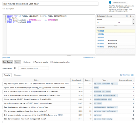 What is Stack Exchange Data Explorer (SEDE)? - Peter Whyte