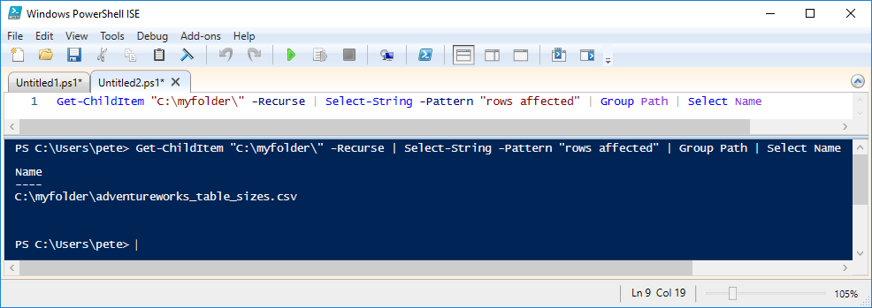 Find String in CSV Files PowerShell
