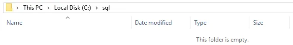 sql save location