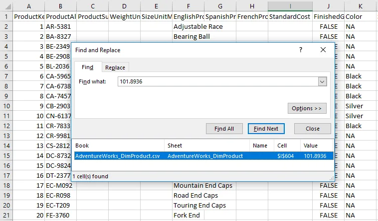 Searching CSV File for Value