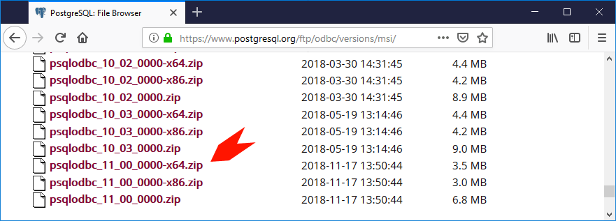 Postgres ODBC Driver Download