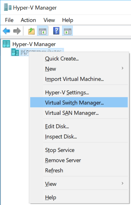 Hyper V Virtual Switch Manager