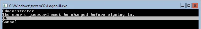 Server Core Enter Admin Password