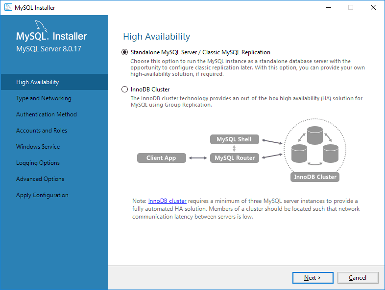 MySQL Install High Availability