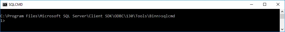 sqlcmd Connect
