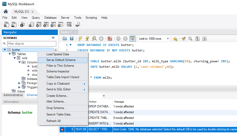 mysql create view if not exists