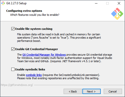 Git Install Configure Extra Options