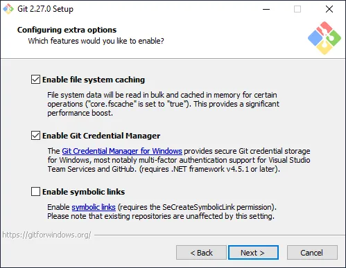 Git Install Configure Extra Options
