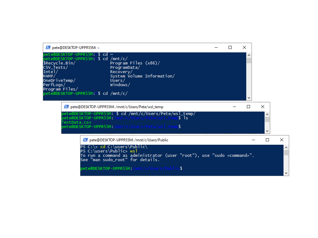 Access Local Files from Windows Subsystem for Linux (WSL)