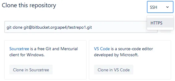Bitbucket Remote URL
