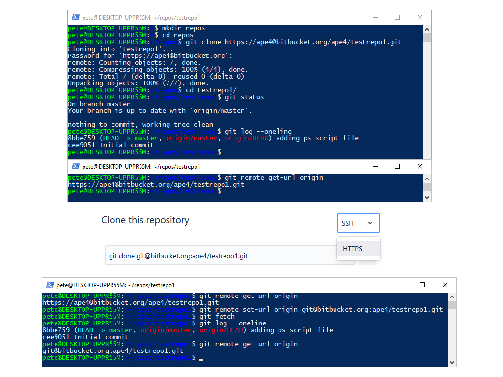 cielo-divertente-ricevuta-git-repo-change-remote-massa-sporco-puro