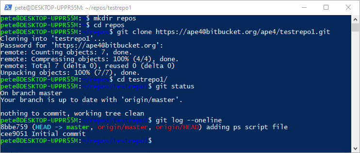 Git Clone Repo HTTPS