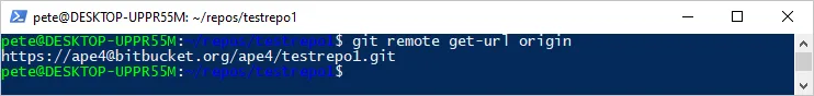 Git Remote Get-URL Origin