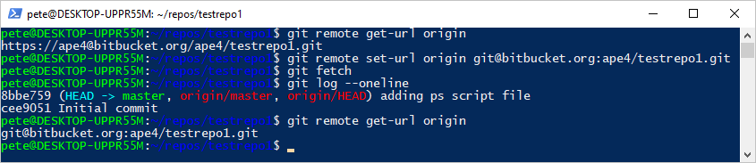 Change Git Remote URL To SSH From HTTPS Peter Whyte DBA Blog