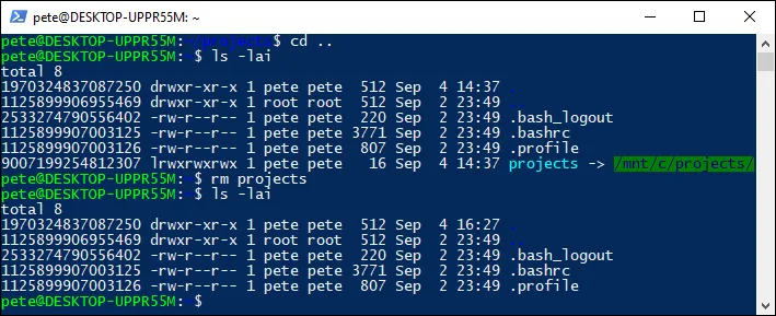 Remove Symlink