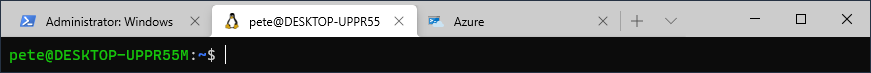 Windows Terminal multiple tabs