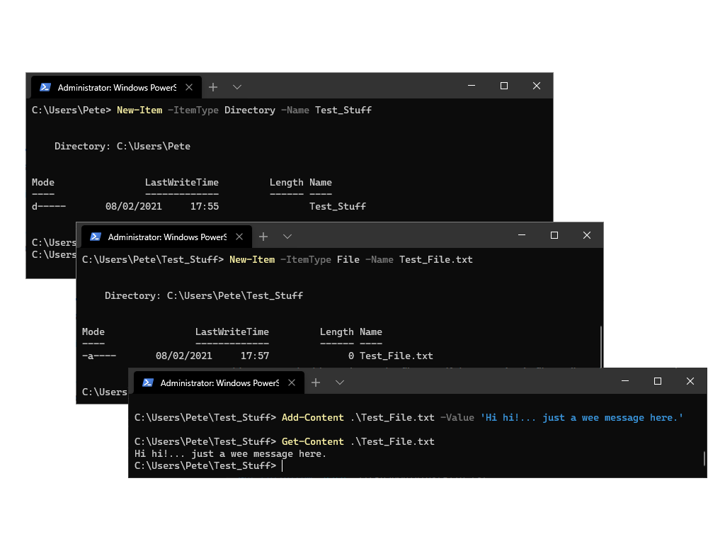 Create New Files and Folders in PowerShell MSSQL DBA Blog