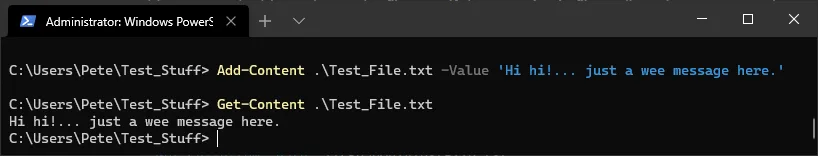 PowerShell Add Data to File