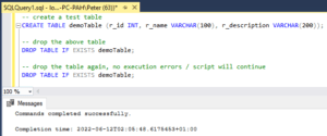 Drop Table if Exists in SQL Server - SQL DBA Blog
