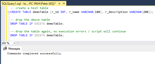 Drop Table If Exists In SQL Server MSSQL DBA Blog