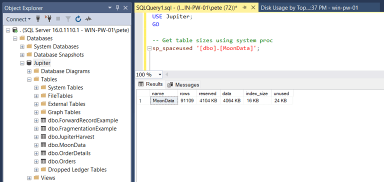 How to Check Table Sizes in SQL Server - SQL DBA Blog