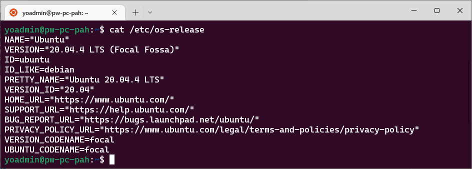 Ubuntu /etc/os-release