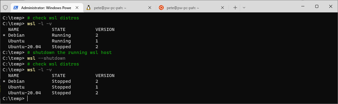 How to Reboot WSL (Windows Subsystem for Linux)