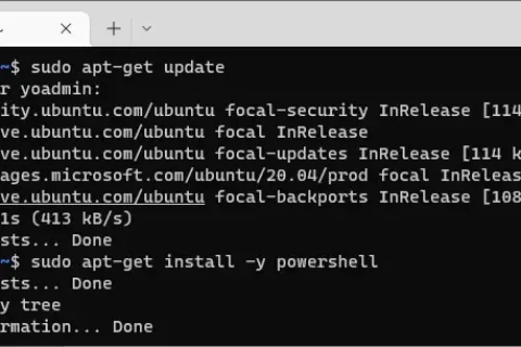 Install PowerShell Ubuntu