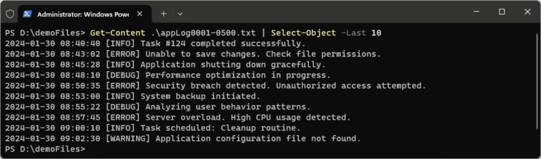 PowerShell Tail: A Familiar Approach to Log File Monitoring - SQL DBA Blog